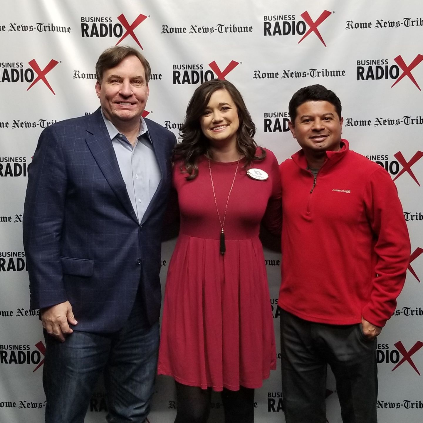 Nicole Popham of Legacy Properties and Severo Avila of the Rome News Tribune